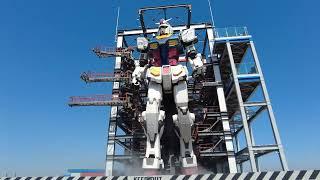 Life Size Moving GUNDAM @ GUNDAM FACTORY YOKOHAMA