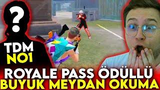 ÇOK BÜYÜK İDDAA ROYALE PASS ÖDÜLLÜ TDM VS ATTIM PUBG Mobie