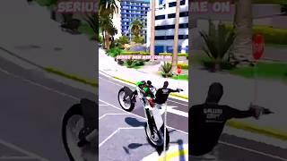 TRICKSTER OLD VS TRICKSTER NEW  PAKAI MOTOR BESAR KEMATIAN  #dvinzi #gta5 #shorts