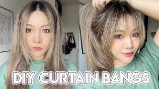 How To Cut Curtain Bangs  KOREAN STYLE