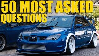 Top 50 Subaru WRXSTI FAQs