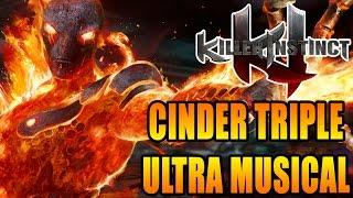 Killer Instinct Season 2 Cinder 210 hit Triple Musical Ultra Combo PERSONAL BEST