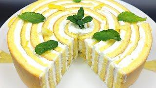 torta girella al limone 