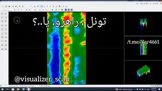 انالیز تشخیص اسکن تونل راهرو یا دیوار سنگچین در ویژولایزر اموزش انالیز اسکن ویژولایزر