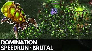 StarCraft 2 HotS - Mission 10 Domination - Speedrun Brutal all objectives