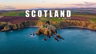 Scotland In Winter Highlands  Isle of Skye 4K  Drone  Relaxing Peaceful Studying Music