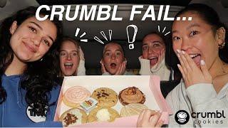 CRUMBL COOKIE FAIL snickerdoodle sandwich strawberry cupcake banana bread and waffle...