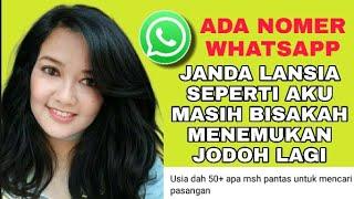 NOMER WHATSAPP JANDA DEWASA MENCARI CALON SUAMI SEDERHANA