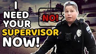 When Cops Get Embarrassed By Their Supervisor