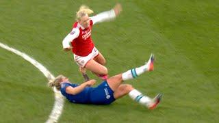 Ruthless Fouls in Conti Cup Final  Arsenal Women vs Chelsea Women