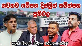 ජනපතිවරණය 2024 - ගම්පහ දිස්ත්‍රික් නවතම සමීක්ෂණ ප්‍රතිඵල #sajithpremadasa #anurakumaradissanayake