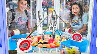 FISHING Claw Machine in Japan? WE have to play it