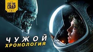 КИНОВСЕЛЕННАЯ ЧУЖИХALIENS  ПЕРЕСКАЗ СЕРИИ ЧУЖОЙ В ХРОНОЛОГИЧЕСКОМ ПОРЯДКЕ