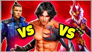 Orion vs Wukong vs Chrono  Who is the Best Defensive Active Character In Free Fire