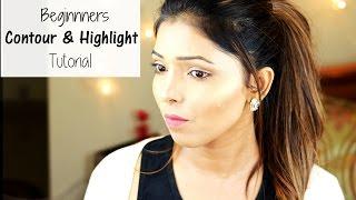 Tutorial  Beginners Highlight & Contour Routine For Indian  Brown Skin  Hina Attar