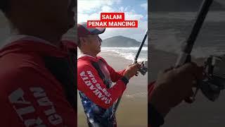 ikan apakah ini mas bos lanjut part 2⁉️#mancingpasiran #mancingmania #pantaiselatan