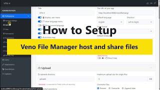 How to Setup Veno File Manager host and share files  NextGenMedia