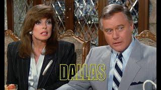 DALLAS  Miss Ellie Kicks Clayton Out  Charlie Leaves Dallas Forever