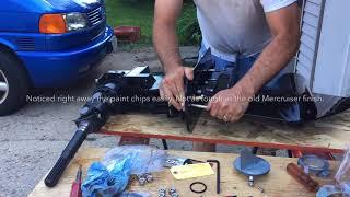 Replacing a Mercruiser 888 ALPHA with a Sterndrive Engineering INC SEI SE106 outdrive