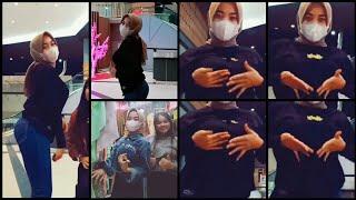 live  Tiktok Jilbab SmaSmp  Jilbab baju hitam kaos ketat  Hijab  bigo  remas susu dada