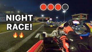 ROK SHIFTER KART NIGHT RACE INTENSE FIRST LAP - South Garda Karting