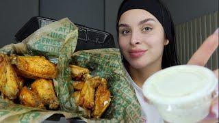 WINGSTOP COVERED IN RANCH MUKBANG