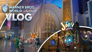 We Went to the Worlds LARGEST Indoor Theme Park Warner Bros. World Vlog