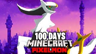 I Spent 100 DAYS in Minecraft Pixelmon Against my Rival Duos Pokémon