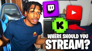 Where should YOU stream in 2024? Twitch vs YouTube vs Kick Streaming