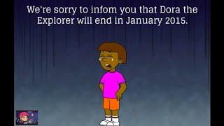 Caillous Reaction to Dora the Explorer Season 9 Cancelled in 2015 African Vulture Re-Upload