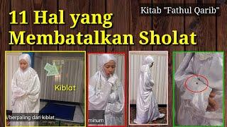 Hal-Hal yang Membatalkan Sholat