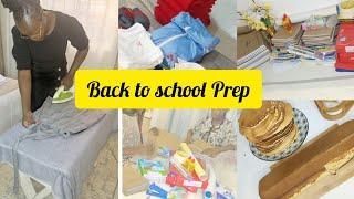 BACK TO SCHOOL PREPARATIONLOTS OF SHOPPINGBAKING