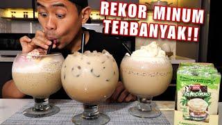 CHALLENGE MINUM 3 GELAS JUMBO ES KOPI NATACINNO SAMPAI OTAK BEKU