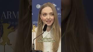 Amanda Seyfried Once I popped out a baby I was just playing mothers and thats Hollywood for you