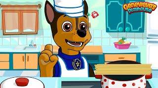 Paw Patrol Cooking Cartoon for Kids - Pups Cook Food for Everest