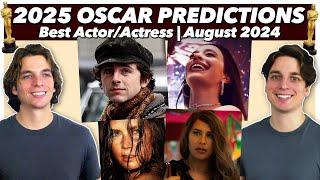 2025 Oscar Predictions - Lead Actors  August 2024