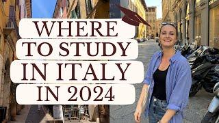 WHERE TO STUDY IN ITALY 2024 + BEST UNIVERSITIES Not what I expected 