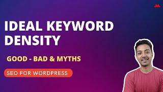 What is the ideal keyword density for ON-Page SEO?