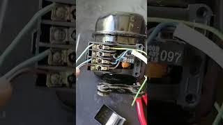 Buzdolabı Motoru elektrik kablo bağlantısı.