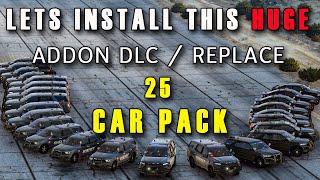 How to install a DLC Addon Car Pack for GTA 5 LSPDFR