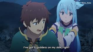 Aqua and Kazuma being nice to each other for 4 Minutes straight Konosuba