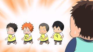 Haikyuu as BABIES  Meat is God