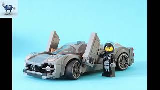 Mod of LEGO® Speed Champion „Pagani Utopia“ from set 76915 Partlist & Instructions