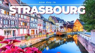 ONE DAY IN STRASBOURG FRANCE   4K  Time lapse walk through an amazing historical old town