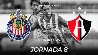 Resumen y Goles  Chivas vs Atlas  Liga BBVA MX  Apertura 2022 - Jornada 8