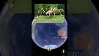 Spider Caron Google Earth #shorts #googlemaps #googleearth #armkien