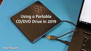 Using a Portable CDDVD Drive in 2019