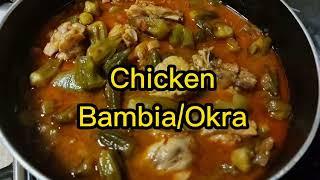 Arabic BambiaOkra Chicken Stew Recipe