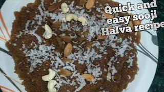 Quick And Fast Sooji ka Halva Recipe#Sooji la Halva  Rava  Sheera# by Khushi