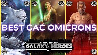 ALL GAC Omicrons Ranked in SWGOH